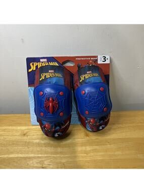 BELL Marvel Spiderman Protective Gear Knee & Elbow Pads & Bicycle Skate Ages 3+